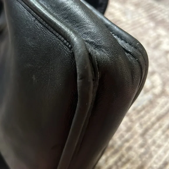 Vintage 90s COACH Station Bag 5130 Black Made in USA EUC - Picture 5 of 12